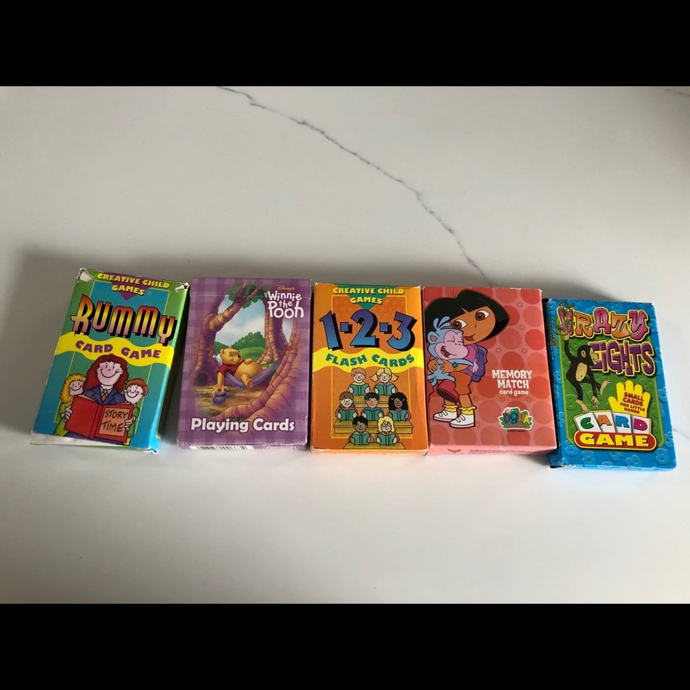 kids educational card games -learn numbers & words